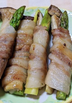 アスパラとエリンギの豚バラ巻き-レシピのメイン写真