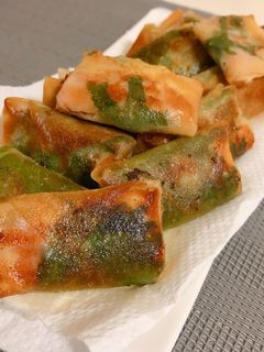 チーズと大葉のミニ春巻き-レシピのメイン写真