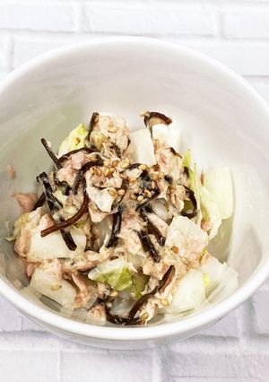 サクサク白菜のマヨ昆布サラダ-レシピのメイン写真