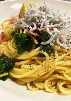 マルエツ！しらすとケールのレモンパスタ-レシピのメイン写真