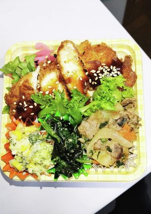【夫婦弁当174】チキンカツと肉じゃが-レシピのメイン写真