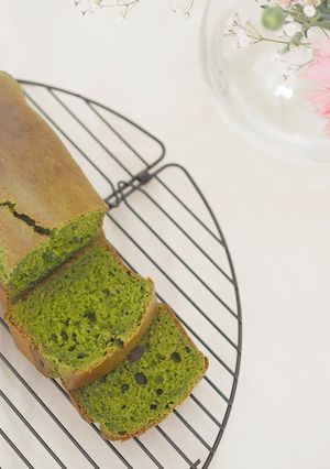 バターなし!抹茶の米粉パウンドケーキ-レシピのメイン写真