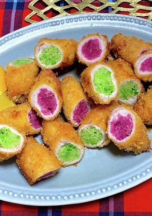 カラフル大根の肉巻きフライ-レシピのメイン写真