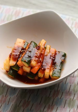 辛美味しい根菜♪野菜のピリ辛漬け-レシピのメイン写真