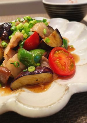 豚肉とゴロゴロ野菜の甘酢炒め-レシピのメイン写真