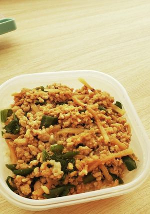 青椒肉絲　ミールプレップ　ダイエット-レシピのメイン写真