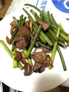 レバーとニンニクの芽の醤油炒め-レシピのメイン写真
