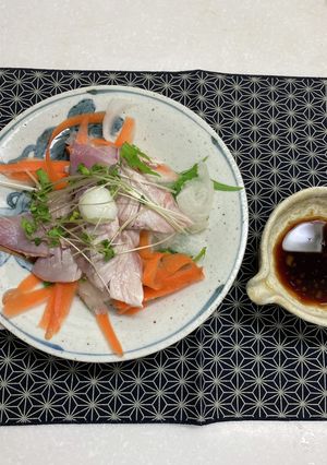 鍋を使わない簡単ぶりしゃぶサラダ風-レシピのメイン写真