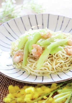きゅうりと海老のあんかけ焼きそば-レシピのメイン写真