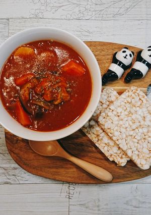 あずちんボーンブロス簡単野菜カレースープ-レシピのメイン写真