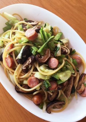 簡単★あまり野菜の和風パスタ-レシピのメイン写真