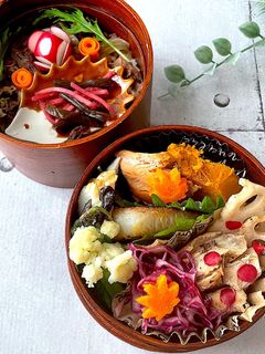 霜月25 牛丼 女子高生弁当-レシピのメイン写真