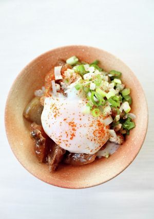 牛すじの煮込みで【ぼっかけ丼】すじコン-レシピのメイン写真