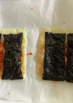 チーズせんべい　ピザ海苔風味-レシピのメイン写真
