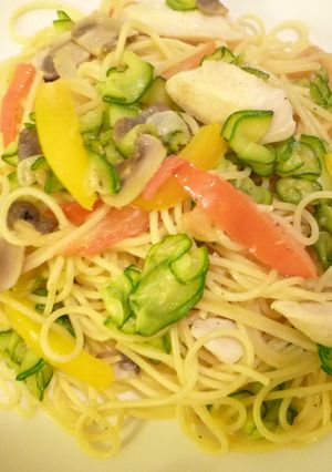 ズッキーニのパスタ-レシピのメイン写真