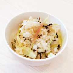 香味野菜と塩こんぶの炊き込みご飯-レシピのメイン写真