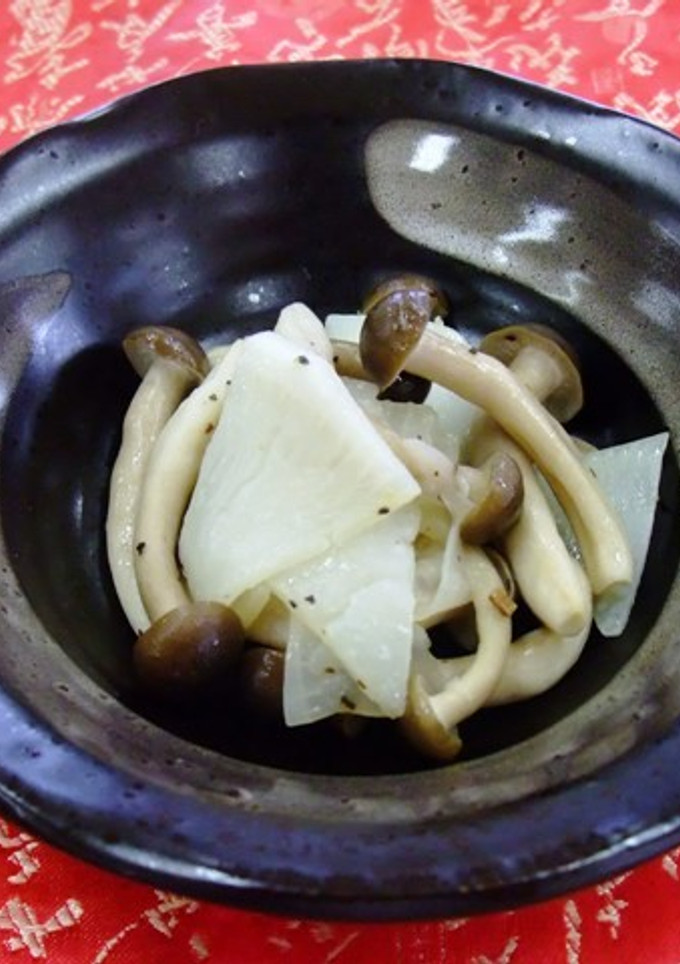 かぶとしめじの炒め物（透析食）-レシピのメイン写真