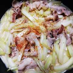 豚バラと白菜の『プチッと鍋豆乳ごま』煮-レシピのメイン写真