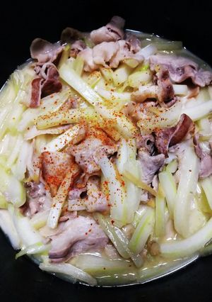 豚バラと白菜の『プチッと鍋豆乳ごま』煮-レシピのメイン写真