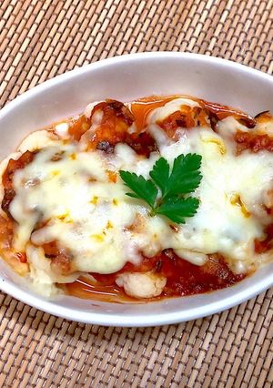 カリフラワーのピザ風☆チーズ焼き-レシピのメイン写真