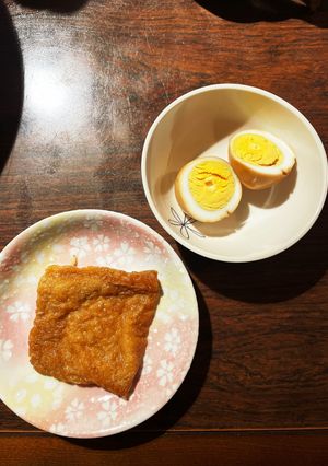 時短調理☆煮卵and稲荷の皮-レシピのメイン写真