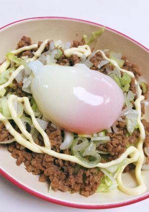 ひき肉丼♡-レシピのメイン写真