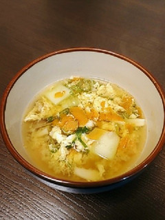 野菜たっぷり卵スープ-レシピのメイン写真