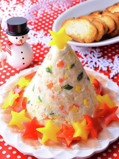 クリスマスポテトサラダ-レシピのメイン写真