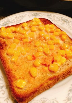 おつまみにも♡明太子コーンマヨトースト-レシピのメイン写真