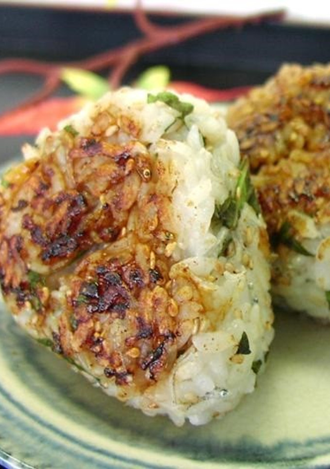 【たまり】じゃこと青じその焼きおにぎり-レシピのメイン写真