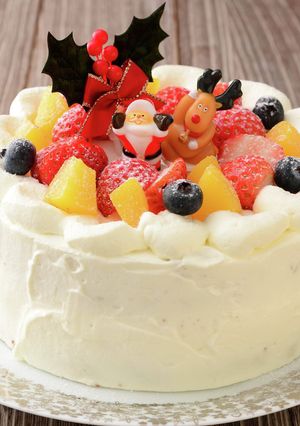 パルテノホイップで♪クリスマスケーキ-レシピのメイン写真