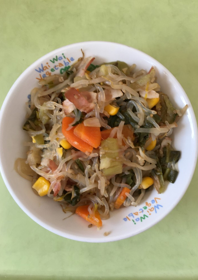 【保育園給食】しらたきの炒め物-レシピのメイン写真