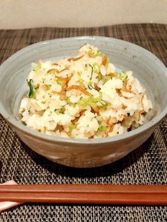 かぶの茎とちりめん山椒の簡単混ぜごはん☆-レシピのメイン写真