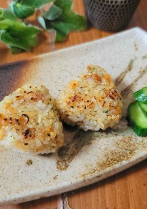おつまみに♪やみつき焼きおにぎり-レシピのメイン写真