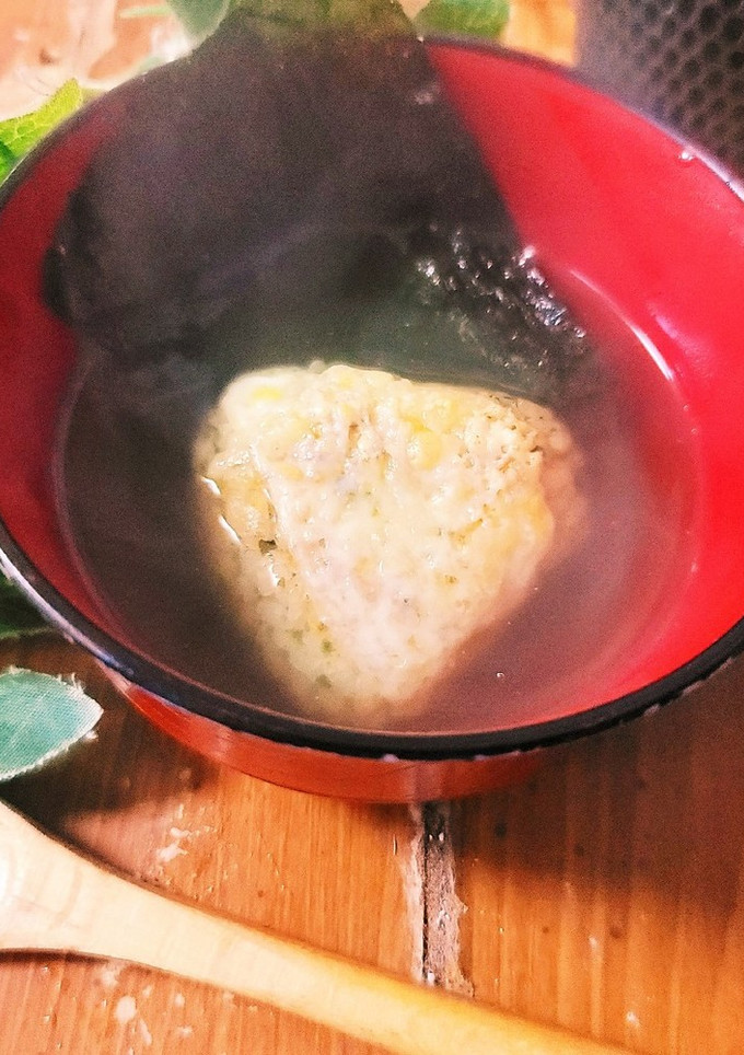 おつまみに♪やみつき焼きおにぎり茶漬け-レシピのメイン写真