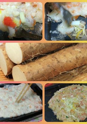 グルテンフリー 山芋もんじゃ焼き-レシピのメイン写真