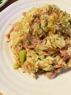 ハムレタスたまごのしっとりチャーハン-レシピのメイン写真
