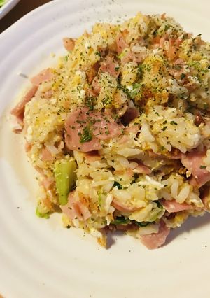 ハムレタスたまごのしっとりチャーハン-レシピのメイン写真