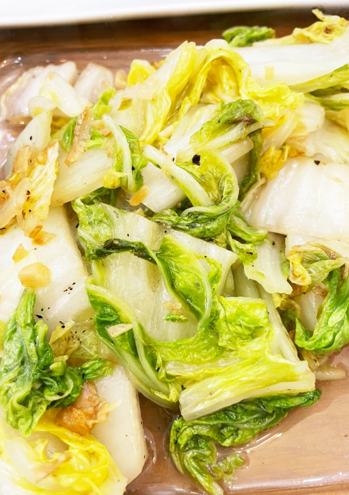 美味い！白菜だけの炒め-レシピのメイン写真