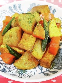 厚揚げと大根のまろやかカレー煮♪-レシピのメイン写真