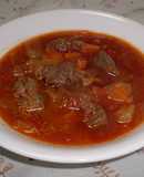 牛カレー用肉のトマトソース煮♪