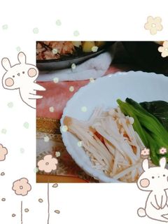 マクロビ☆ほうれん草とえのきの煮浸し-レシピのメイン写真