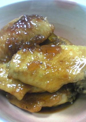 鶏手羽先のマーマレイド照焼き-レシピのメイン写真