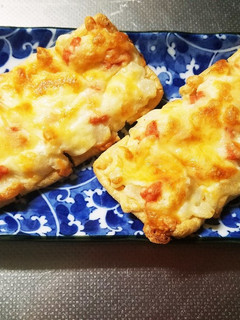 油揚げの明太ポテトピザ-レシピのメイン写真