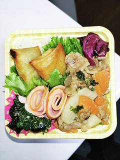 【夫婦弁当175】肉じゃがとささみ梅春巻-レシピのメイン写真