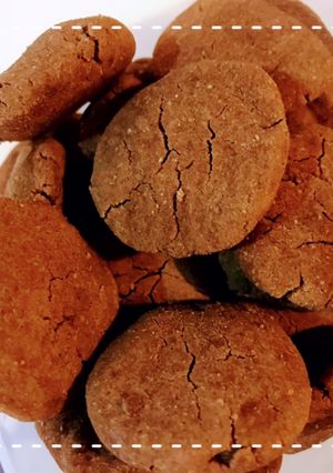 材料2つ！あんこときなこの和風クッキー-レシピのメイン写真