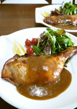簡単！ローストチキン♪レモンバター醤油♪-レシピのメイン写真