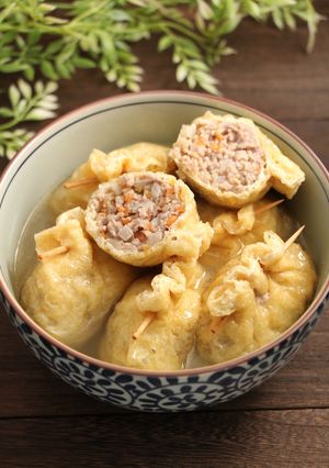 簡単！肉いなり　金沢おでん　-レシピのメイン写真