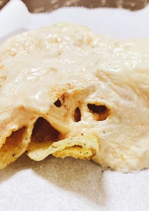 ポテチとチーズで最強おつまみ-レシピのメイン写真