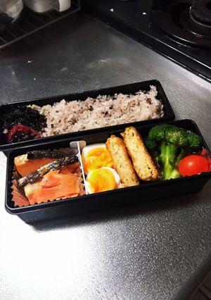 鮭の彩りお弁当-レシピのメイン写真